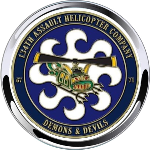 134th assault helicopter company Car Emblem